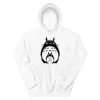 My Neighbor Totoro Black & White Hoodie Unisex -Ghibli Shop mockup f078c2b5