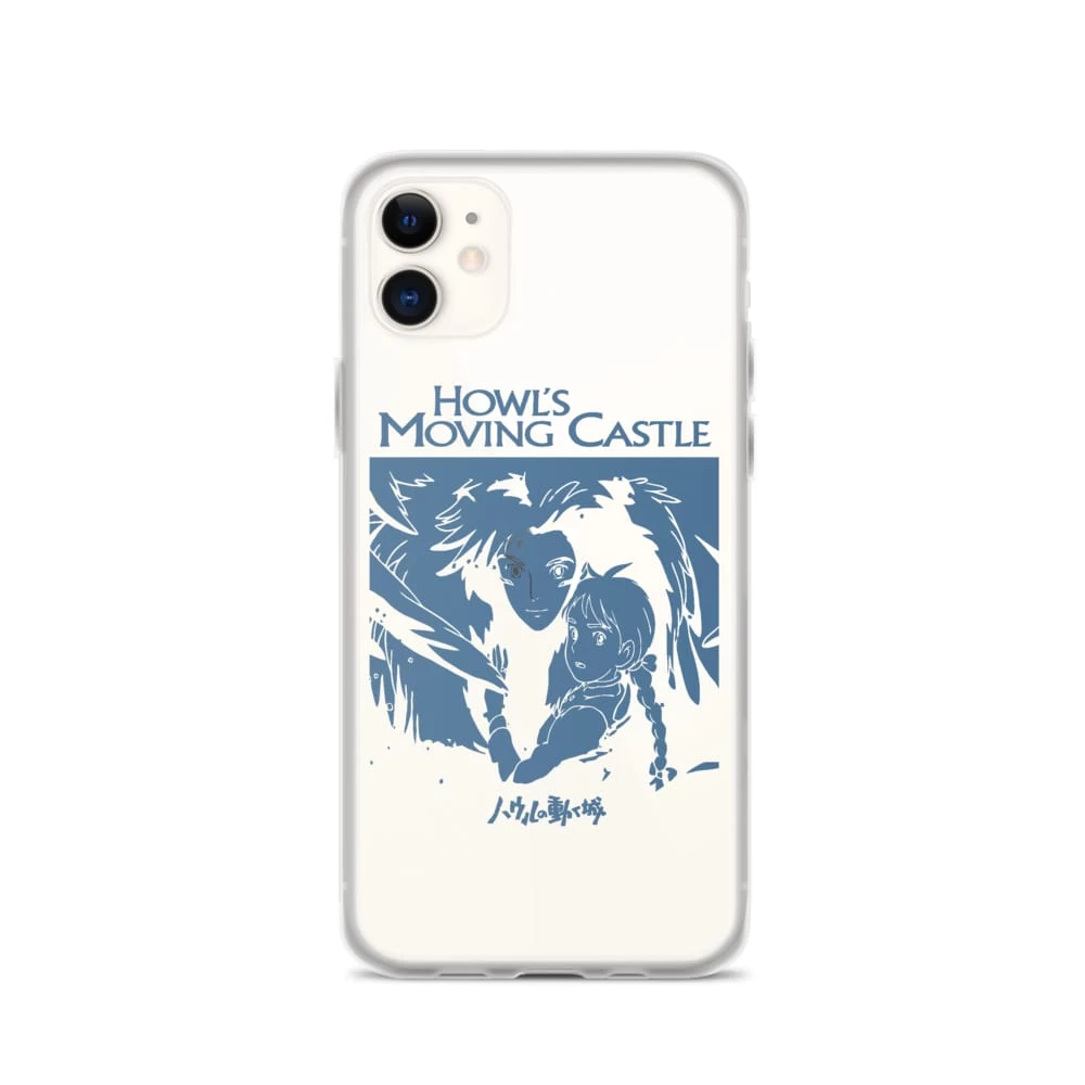 Howl’s Moving Castle Black & White IPhone Case 4 Howl’s Moving Castle Black & White IPhone Case - Image 2