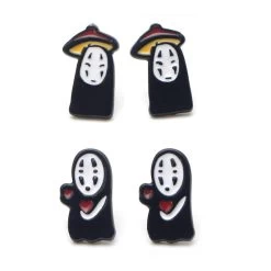 Kaonashi No Face Cute Earrings