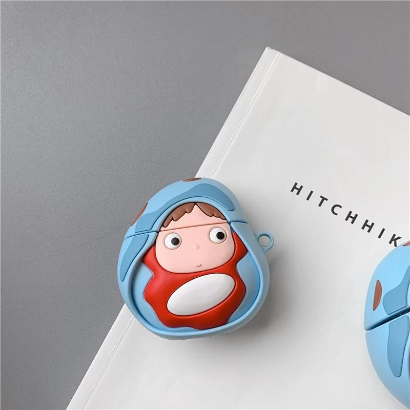 Ponyo On The Cliff Airpods Case 4 Ponyo On The Cliff Airpods Case - Image 2