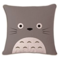 My Neighbor Totoro Linen Throw Pillow Cover -Ghibli Shop productimage1125403579 2nd