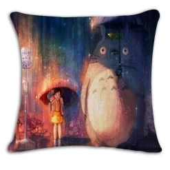 My Neighbor Totoro Linen Throw Pillow Cover -Ghibli Shop productimage1125403585 2nd