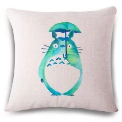 My Neighbor Totoro Linen Throw Pillow Cover -Ghibli Shop productimage1125403586 2nd