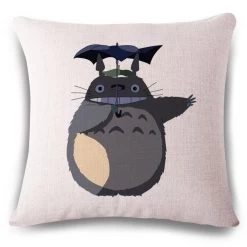 My Neighbor Totoro Linen Throw Pillow Cover -Ghibli Shop productimage1125403587 2nd