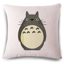 My Neighbor Totoro Linen Throw Pillow Cover -Ghibli Shop productimage1125403588 2nd
