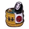 Spirited Away Kaonashi No Face In Bathtub Badge Pins