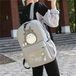 My Neighbor Totoro Canvas Backpack 6 Colors 27 My Neighbor Totoro Canvas Backpack 6 Colors -Ghibli Shop productimage1282335466 2nd