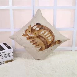 Colorful Totoro Printed Throw Pillow Cover 30 Colorful Totoro Printed Throw Pillow Cover -Ghibli Shop productimage206973799 2nd