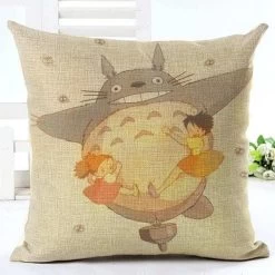 Colorful Totoro Printed Throw Pillow Cover 26 Colorful Totoro Printed Throw Pillow Cover -Ghibli Shop productimage206973818 2nd