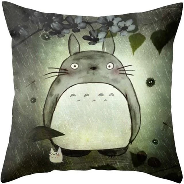 Colorful Totoro Printed Throw Pillow Cover 10 Colorful Totoro Printed Throw Pillow Cover - Image 8