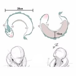 Spirited Away Haku U-Shape Stuffed Plush -Ghibli Shop productimage232704376 2nd