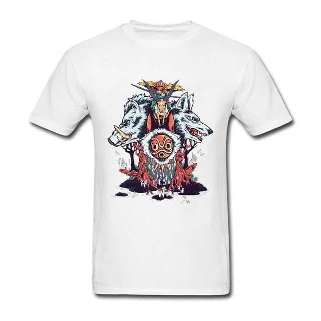 Princess Mononoke Man T Shirt 4 Princess Mononoke Man T Shirt - Image 2