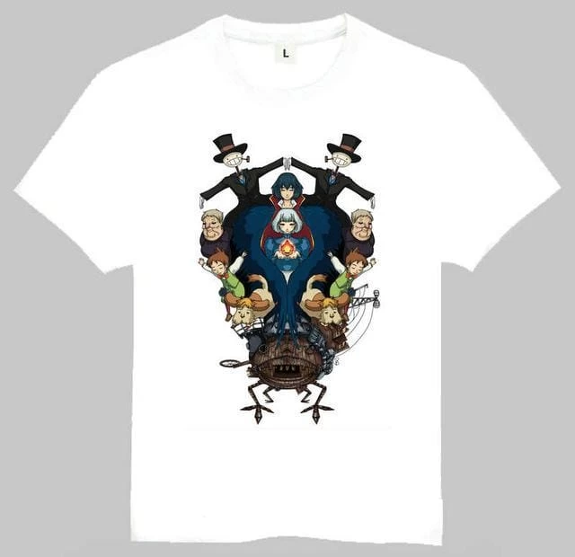Howl’s Moving Castle T Shirt 14 Styles 6 Howl’s Moving Castle T Shirt 14 Styles - Image 4