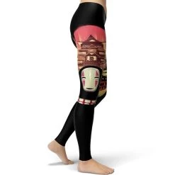 Spirited Away No Face Kaonashi Legging Style 4 8 Spirited Away No Face Kaonashi Legging Style 4 -Ghibli Shop productimage386909870 2nd
