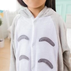 Totoro Onesie Pajama For Kid 13 Totoro Onesie Pajama For Kid -Ghibli Shop productimage414227593 2nd