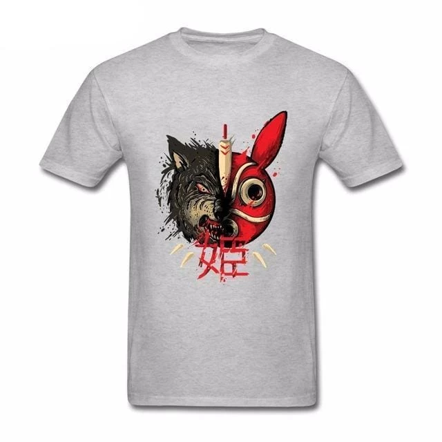 Princess Mononoke Mask & Wolf T Shirts 16 Princess Mononoke Mask & Wolf T Shirts - Image 14