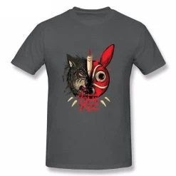Princess Mononoke Mask & Wolf T Shirts 34 Princess Mononoke Mask & Wolf T Shirts -Ghibli Shop productimage441287385 2nd 1