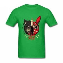 Princess Mononoke Mask & Wolf T Shirts 36 Princess Mononoke Mask & Wolf T Shirts -Ghibli Shop productimage441287386 2nd 1