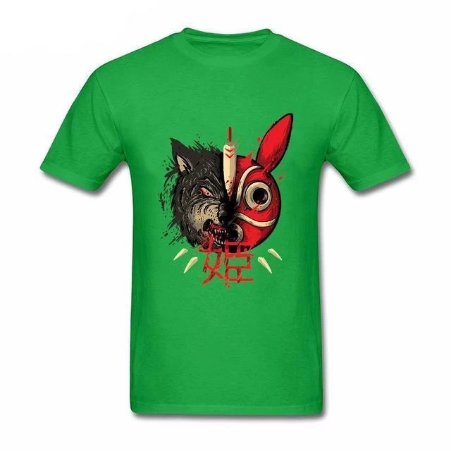 Princess Mononoke Mask & Wolf T Shirts 17 Princess Mononoke Mask & Wolf T Shirts - Image 15