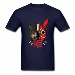 Princess Mononoke Mask & Wolf T Shirts 37 Princess Mononoke Mask & Wolf T Shirts -Ghibli Shop productimage441287387 2nd 1