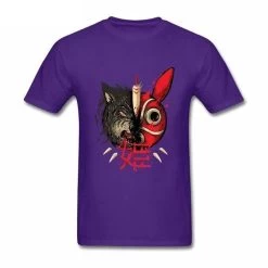 Princess Mononoke Mask & Wolf T Shirts 38 Princess Mononoke Mask & Wolf T Shirts -Ghibli Shop productimage441287388 2nd 1