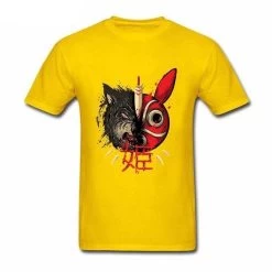 Princess Mononoke Mask & Wolf T Shirts 25 Princess Mononoke Mask & Wolf T Shirts -Ghibli Shop productimage441287391 2nd