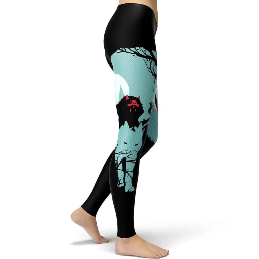 Princess Mononoke Leggings Style 8 5 Princess Mononoke Leggings Style 8 - Image 3