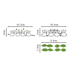 My Neighbor Totoro Cute Wall Decals -Ghibli Shop productimage550356640 2nd