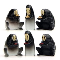Spirited Away No Face Kaonashi Transparent Figure 6 Styles