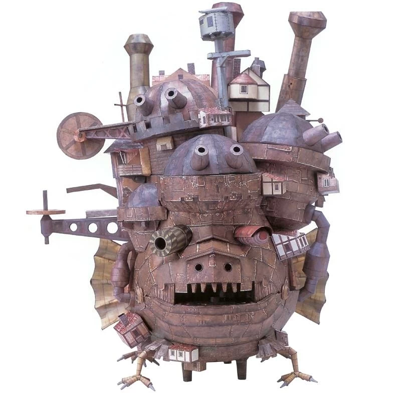 Howl’s Moving Castle DIY Paper Model 50cm 3 Howl’s Moving Castle DIY Paper Model 50cm