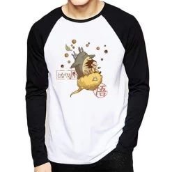 Studio Ghibli Long Sleeve Raglan T-Shirt 10 Styles -Ghibli Shop productimage862253250 2nd