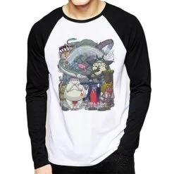 Studio Ghibli Long Sleeve Raglan T-Shirt 10 Styles -Ghibli Shop productimage862253252 2nd