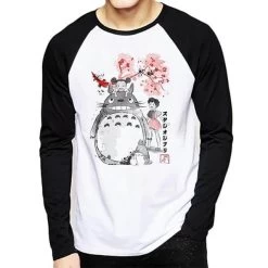 Studio Ghibli Long Sleeve Raglan T-Shirt 10 Styles -Ghibli Shop productimage862253253 2nd 1