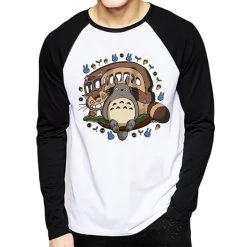 Studio Ghibli Long Sleeve Raglan T-Shirt 10 Styles -Ghibli Shop productimage862253255 2nd 1