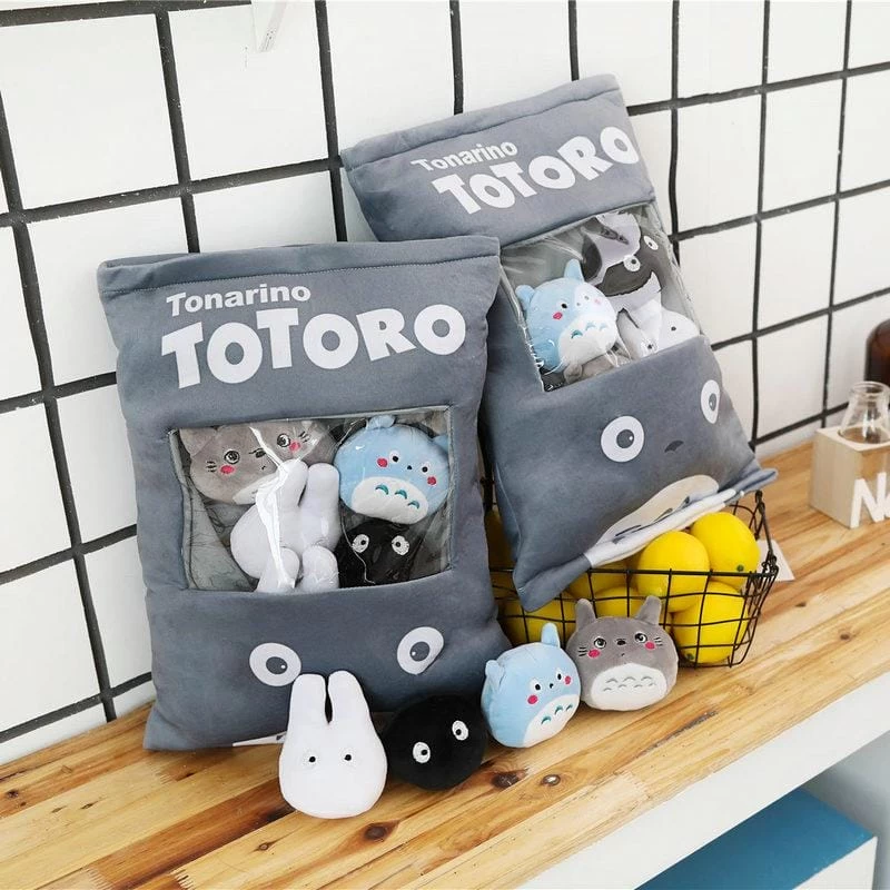 Totoro Family Stuffed Pillow Creative Gift