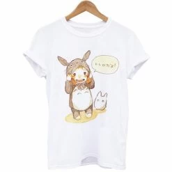 Cute Totoro Print T-Shirt For Women 12 Styles -Ghibli Shop productimage974614388 2nd 1