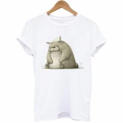 Cute Totoro Print T-Shirt For Women 12 Styles -Ghibli Shop productimage974614390 2nd