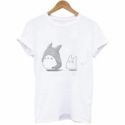 Cute Totoro Print T-Shirt For Women 12 Styles -Ghibli Shop productimage974614400 2nd
