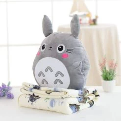 My Neighbor Totoro Hand Warmer Plush Pillow With Coloring Blanket -Ghibli Shop productimage996456392 2nd 1