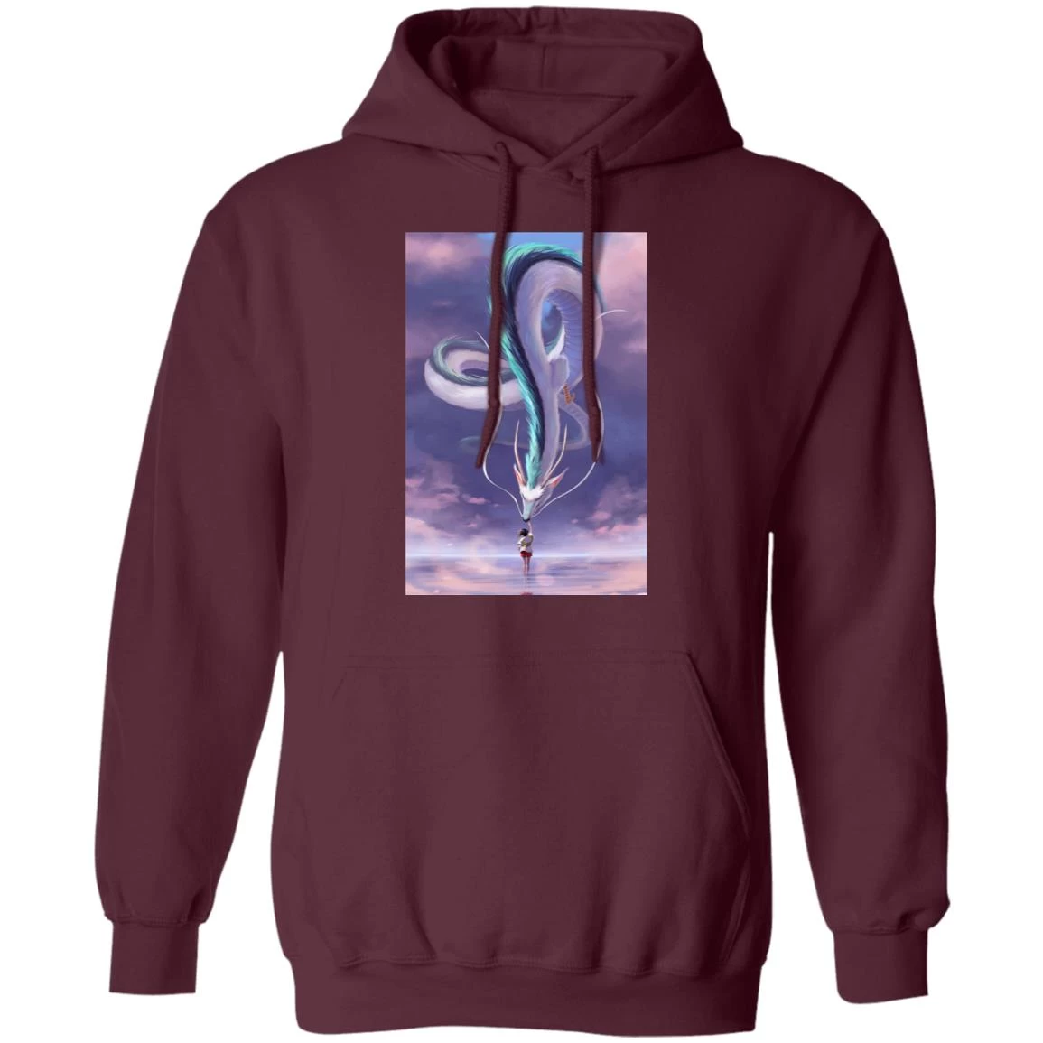 Spirited Away – Chihiro Touching Haku Dragon Hoodie 10 Spirited Away – Chihiro Touching Haku Dragon Hoodie - Image 8
