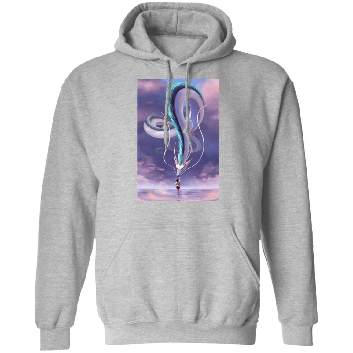 Spirited Away – Chihiro Touching Haku Dragon Hoodie 19 Spirited Away – Chihiro Touching Haku Dragon Hoodie - Image 17