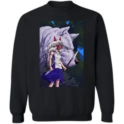 Princess Mononoke And Her Weapons Sweatshirt -Ghibli Shop redirect01022022090138 2