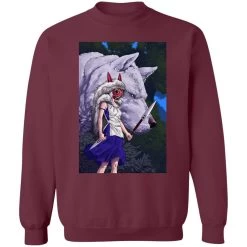 Princess Mononoke And Her Weapons Sweatshirt -Ghibli Shop redirect01022022090138 3 1