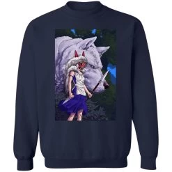 Princess Mononoke And Her Weapons Sweatshirt -Ghibli Shop redirect01022022090138 4
