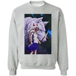 Princess Mononoke And Her Weapons Sweatshirt -Ghibli Shop redirect01022022090138 9