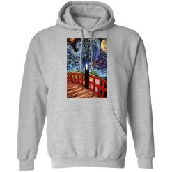 Spirited Away No Face Kaonashi In The Starry Night Hoodie