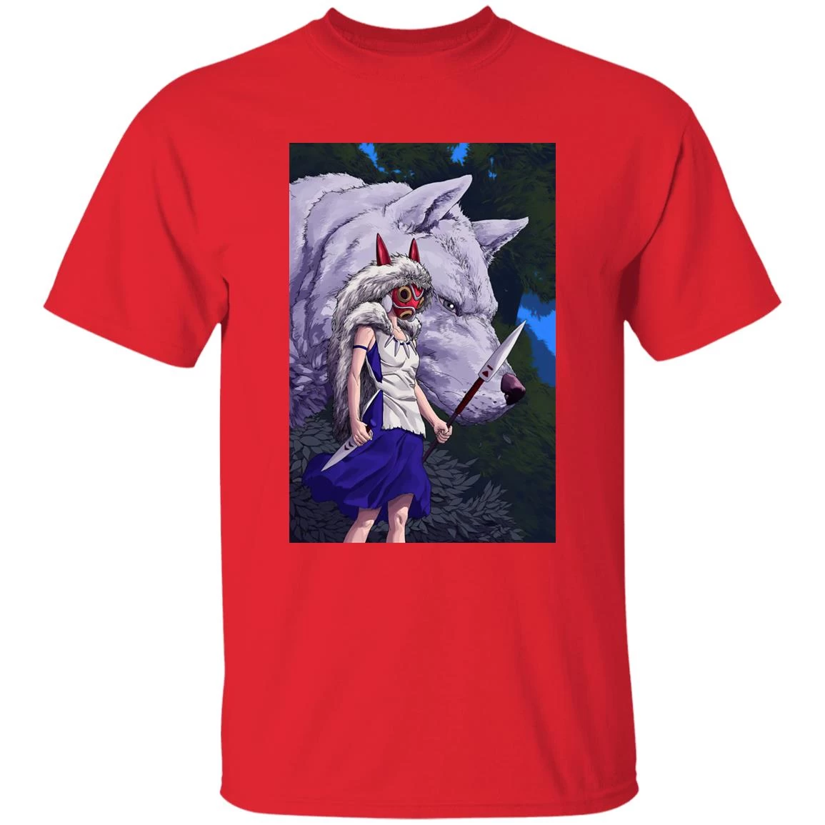 Princess Mononoke And Her Weapons T Shirt 10 Princess Mononoke And Her Weapons T Shirt - Image 8