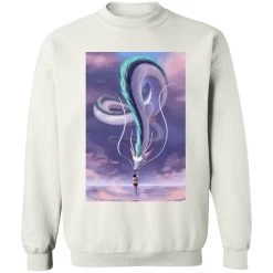 Spirited Away – Chihiro Touching Haku Dragon Sweatshirt -Ghibli Shop redirect01022022090158 1