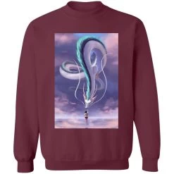 Spirited Away – Chihiro Touching Haku Dragon Sweatshirt -Ghibli Shop redirect01022022090159 1