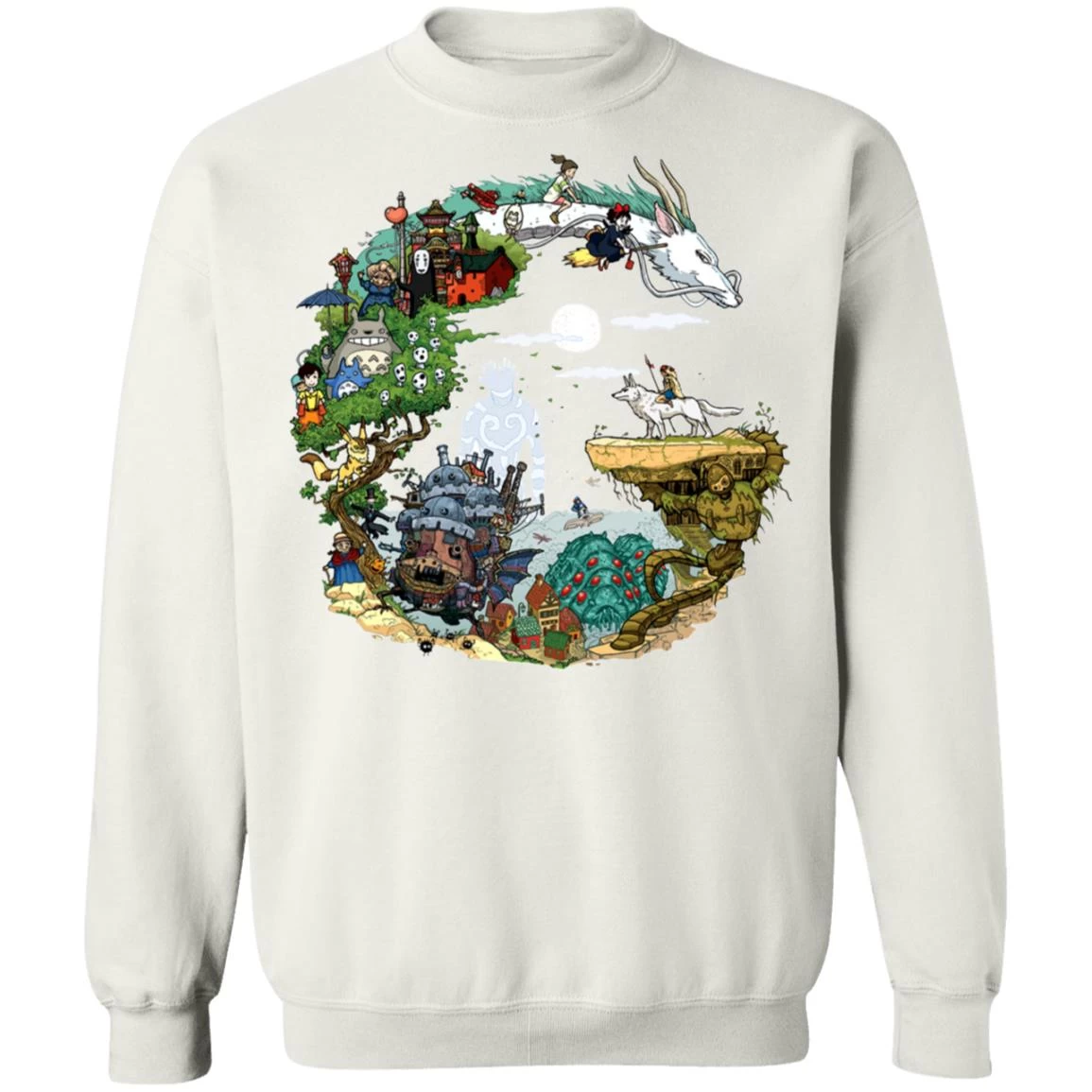 Ghibli Movie Circle Sweatshirt 13 Ghibli Movie Circle Sweatshirt - Image 11